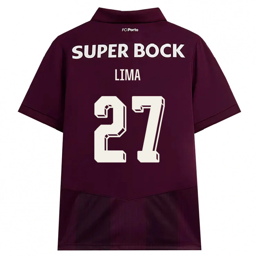 Danxen Mulher Camisola Cláudia Lima #27 Borgonha Branco Alternativa 2026/27 Camisa Brasil