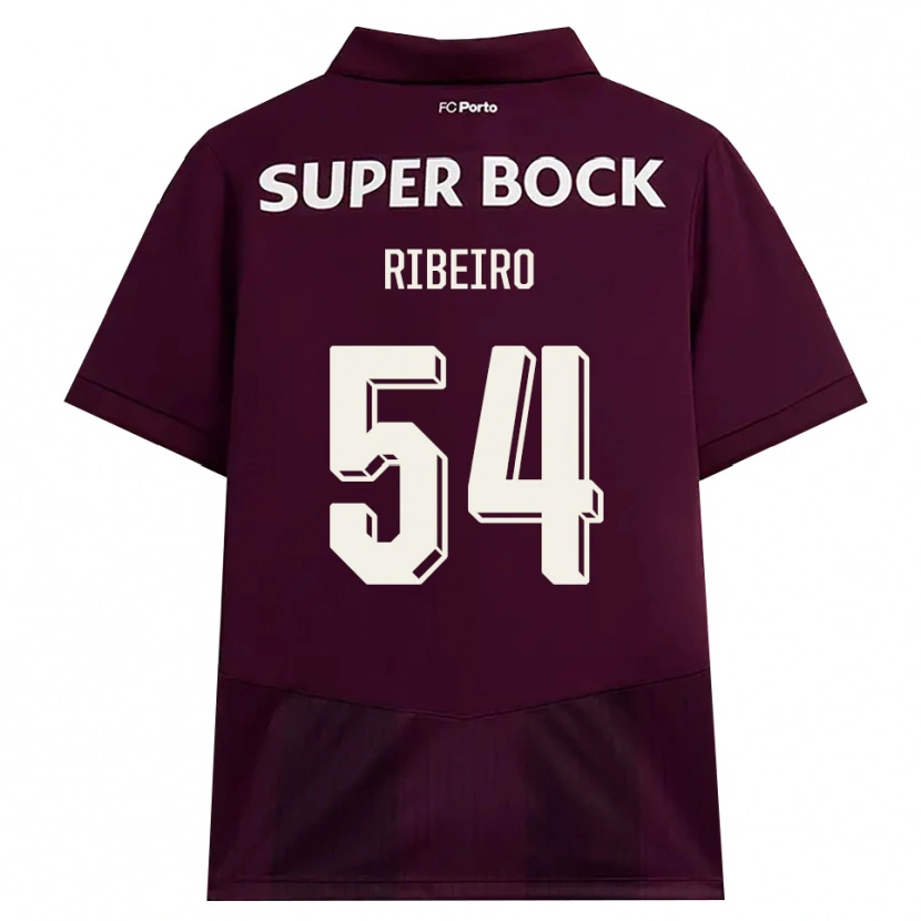 Danxen Mulher Camisola António Ribeiro #54 Borgonha Branco Alternativa 2026/27 Camisa Brasil