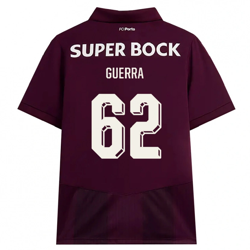 Danxen Mulher Camisola Gustavo Guerra #62 Borgonha Branco Alternativa 2026/27 Camisa Brasil