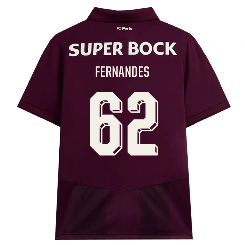 Danxen Mulher Camisola Rodrigo Fernandes #62 Borgonha Branco Alternativa 2026/27 Camisa Brasil
