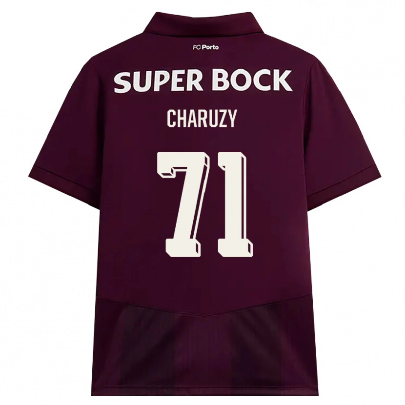 Danxen Mulher Camisola Hubert Charuży #71 Borgonha Branco Alternativa 2026/27 Camisa Brasil