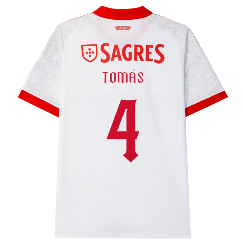 Danxen Mulher Camisola Tomás Ferreira #4 Branco Vermelho Amarelo Alternativa 2026/27 Camisa Brasil