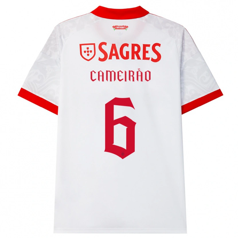 Danxen Mulher Camisola Beatriz Cameirão #6 Branco Vermelho Amarelo Alternativa 2026/27 Camisa Brasil