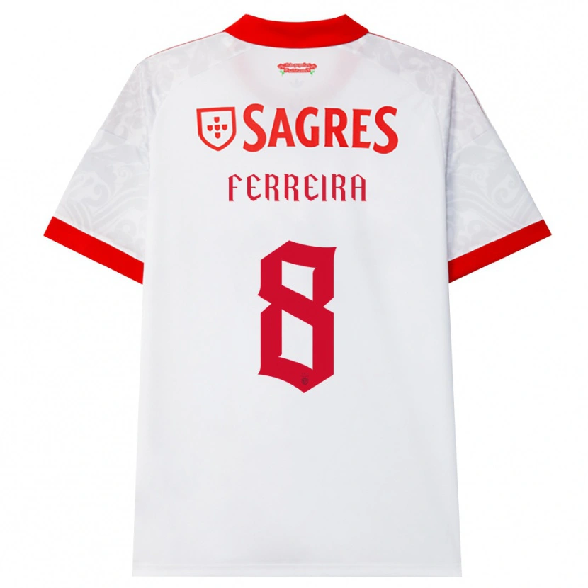 Danxen Mulher Camisola Isaac Ferreira #8 Branco Vermelho Amarelo Alternativa 2026/27 Camisa Brasil
