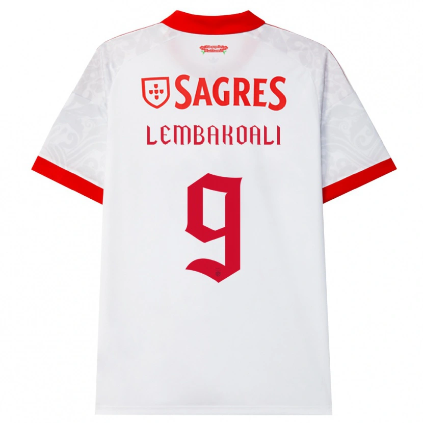 Danxen Mulher Camisola Alan Lembakoali #9 Branco Vermelho Amarelo Alternativa 2026/27 Camisa Brasil