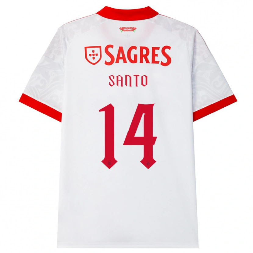 Danxen Mulher Camisola Sandro Santo #14 Branco Vermelho Amarelo Alternativa 2026/27 Camisa Brasil