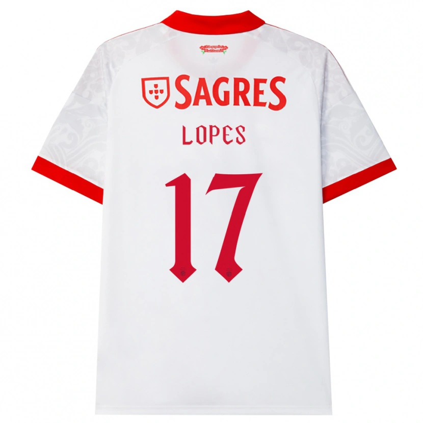 Danxen Mulher Camisola Simão Lopes #17 Branco Vermelho Amarelo Alternativa 2026/27 Camisa Brasil