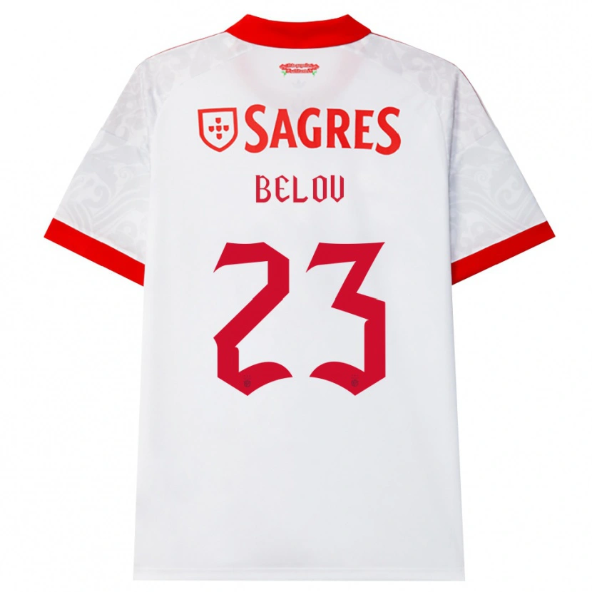 Danxen Mulher Camisola Sevastian Belov #23 Branco Vermelho Amarelo Alternativa 2026/27 Camisa Brasil