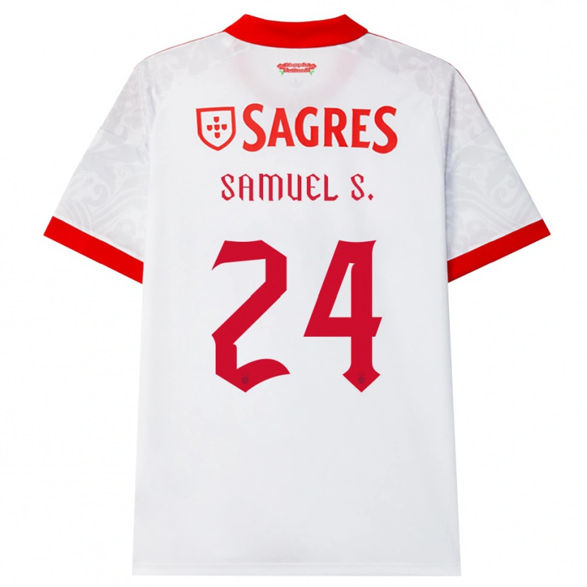 Danxen Mulher Camisola Samuel Soares #24 Branco Vermelho Amarelo Alternativa 2026/27 Camisa Brasil