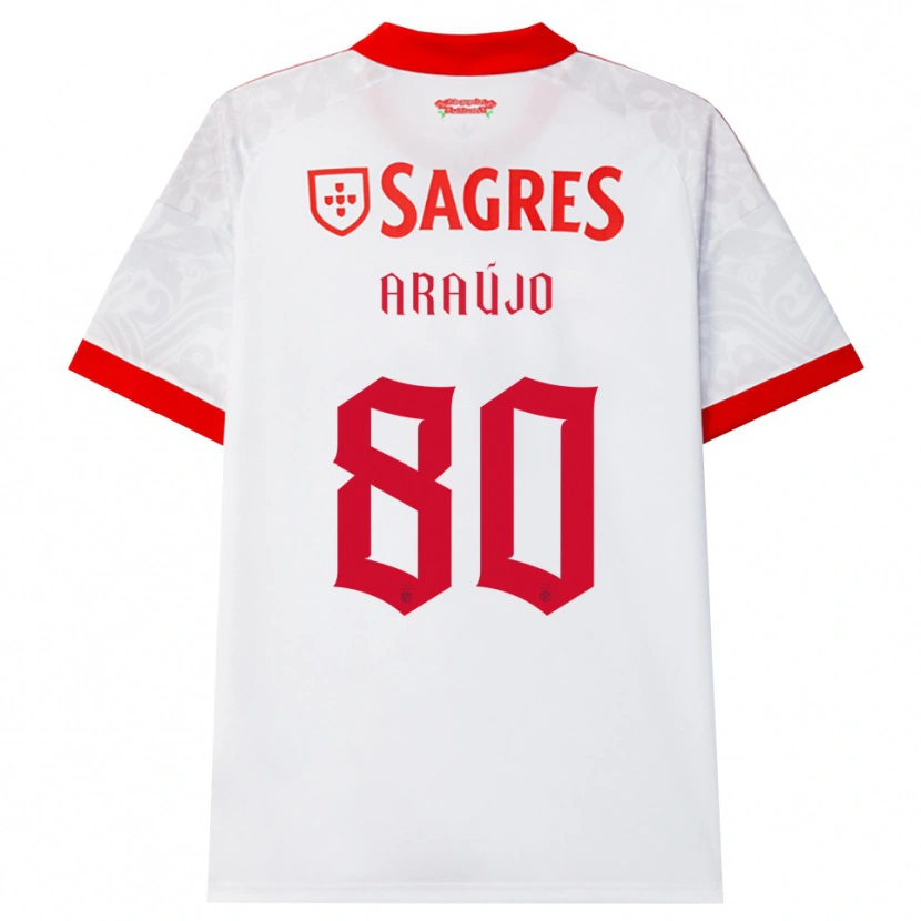 Danxen Mulher Camisola Laís Araújo #80 Branco Vermelho Amarelo Alternativa 2026/27 Camisa Brasil