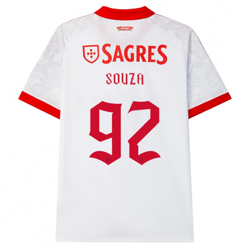 Danxen Mulher Camisola Pedro Souza #92 Branco Vermelho Amarelo Alternativa 2026/27 Camisa Brasil
