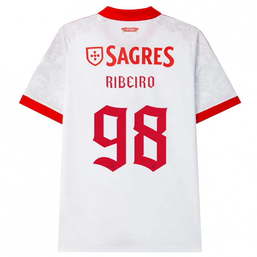 Danxen Mulher Camisola Ricardo Ribeiro #98 Branco Vermelho Amarelo Alternativa 2026/27 Camisa Brasil