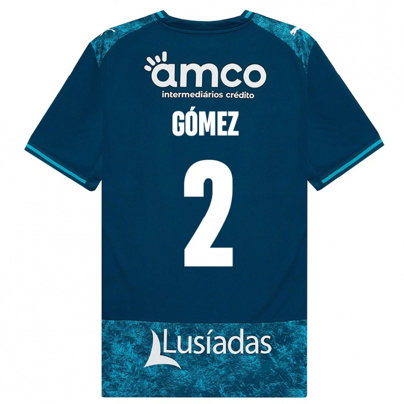 Danxen Mulher Camisola Víctor Gómez #2 Darkslategray Mediumturquoise Alternativa 2026/27 Camisa Brasil