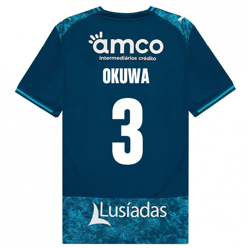 Danxen Mulher Camisola Temi Okuwa #3 Darkslategray Mediumturquoise Alternativa 2026/27 Camisa Brasil