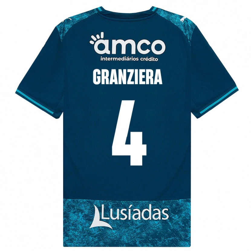 Danxen Mulher Camisola Emanuele Granziera #4 Darkslategray Mediumturquoise Alternativa 2026/27 Camisa Brasil