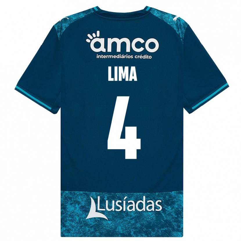 Danxen Mulher Camisola Guilherme Lima #4 Darkslategray Mediumturquoise Alternativa 2026/27 Camisa Brasil