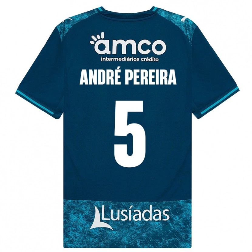 Danxen Mulher Camisola João Pereira #5 Darkslategray Mediumturquoise Alternativa 2026/27 Camisa Brasil