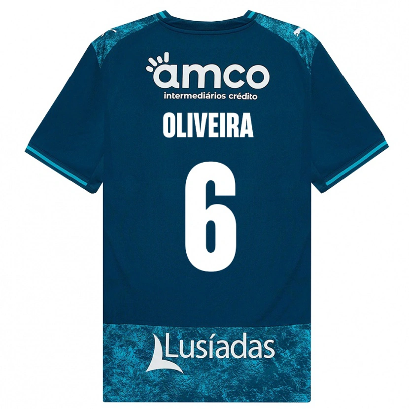 Danxen Mulher Camisola Afonso Oliveira #6 Darkslategray Mediumturquoise Alternativa 2026/27 Camisa Brasil