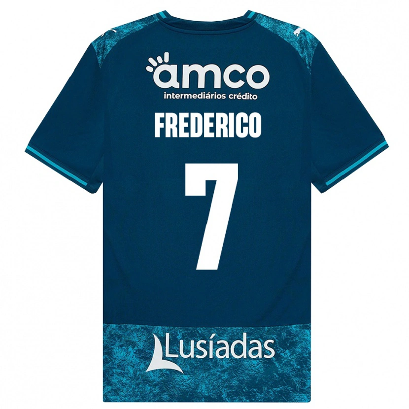 Danxen Mulher Camisola Frederico Silva #7 Darkslategray Mediumturquoise Alternativa 2026/27 Camisa Brasil