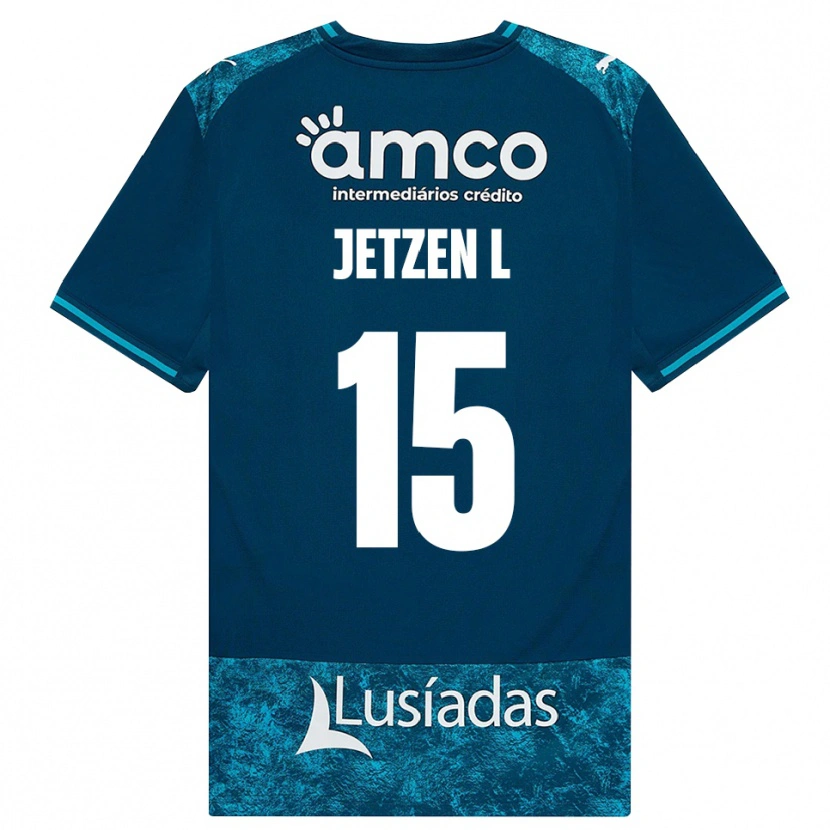 Danxen Mulher Camisola Jetzen Lopes #15 Darkslategray Mediumturquoise Alternativa 2026/27 Camisa Brasil