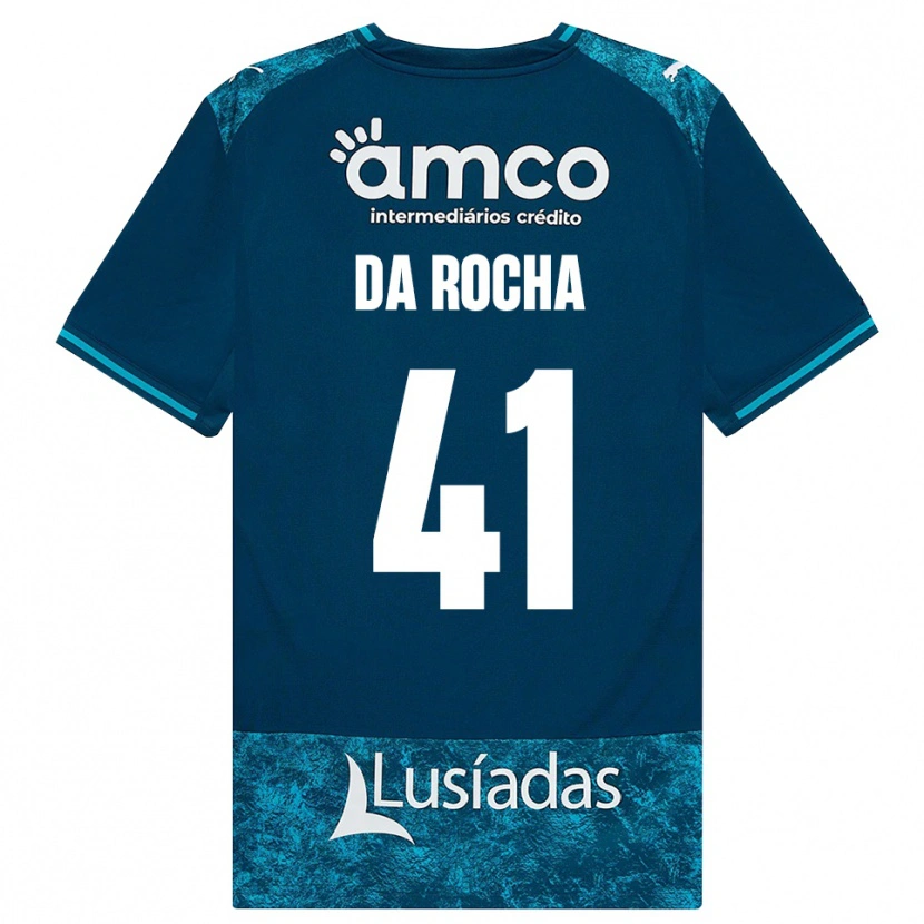 Danxen Mulher Camisola Yanis Da Rocha #41 Darkslategray Mediumturquoise Alternativa 2026/27 Camisa Brasil