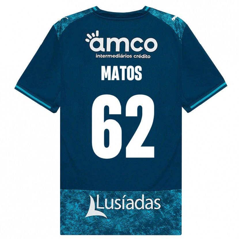 Danxen Mulher Camisola Nuno Matos #62 Darkslategray Mediumturquoise Alternativa 2026/27 Camisa Brasil