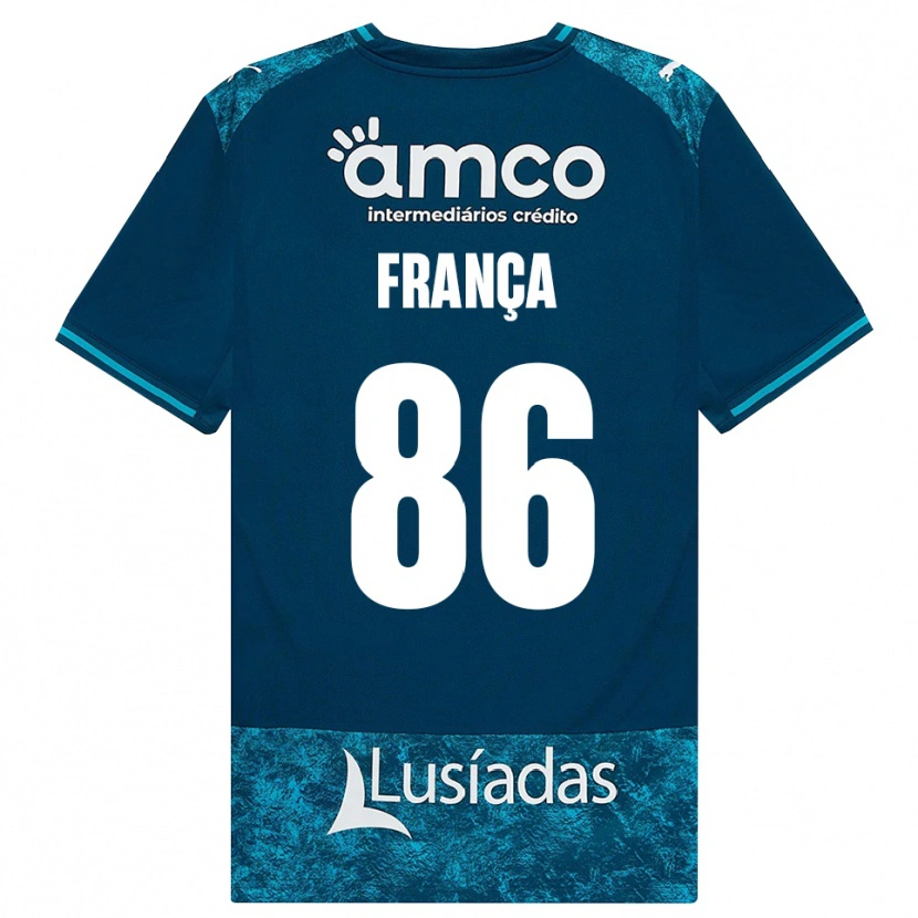 Danxen Mulher Camisola Francisco França #86 Darkslategray Mediumturquoise Alternativa 2026/27 Camisa Brasil