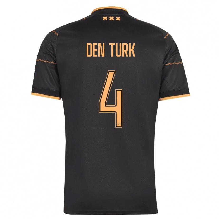 Danxen Mulher Camisola Deau Den Turk #4 Preto Laranja Alternativa 2026/27 Camisa Brasil