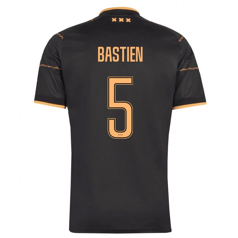 Danxen Mulher Camisola Joshua Bastien #5 Preto Laranja Alternativa 2026/27 Camisa Brasil