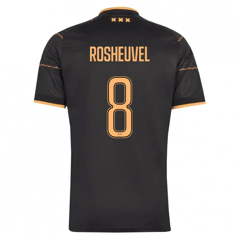 Danxen Mulher Camisola Darren Rosheuvel #8 Preto Laranja Alternativa 2026/27 Camisa Brasil
