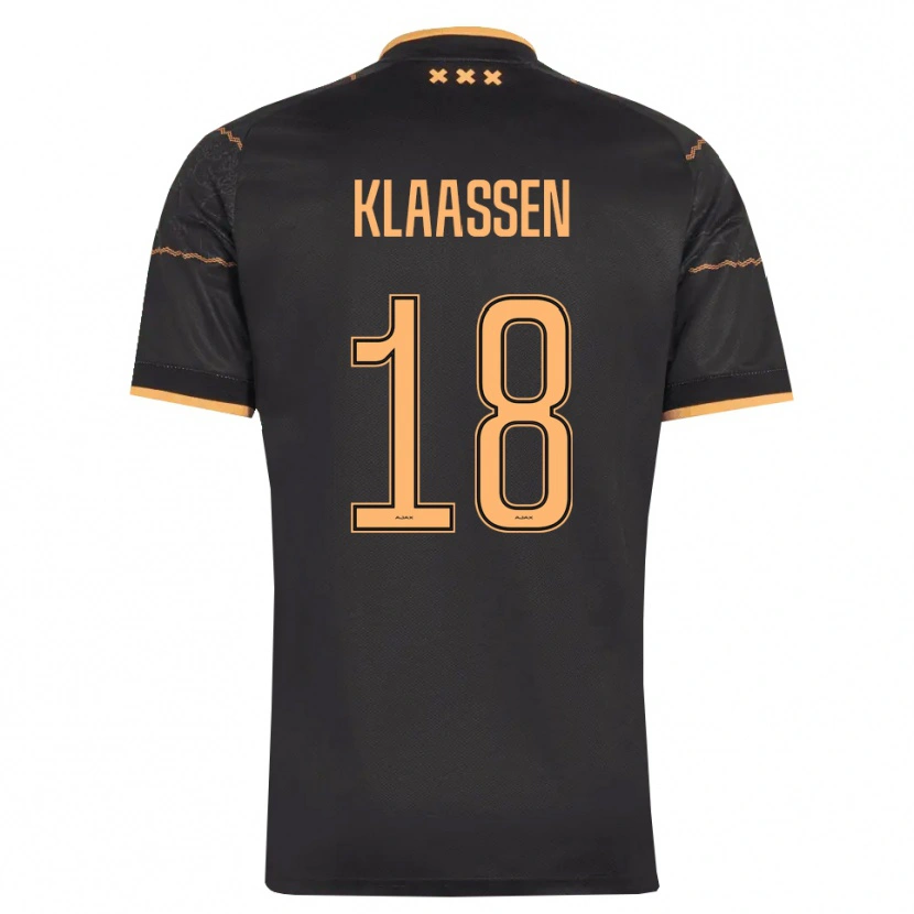 Danxen Mulher Camisola Davy Klaassen #18 Preto Laranja Alternativa 2026/27 Camisa Brasil