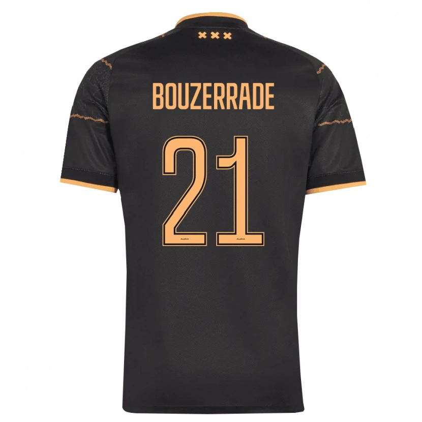 Danxen Mulher Camisola Zaina Bouzerrade #21 Preto Laranja Alternativa 2026/27 Camisa Brasil