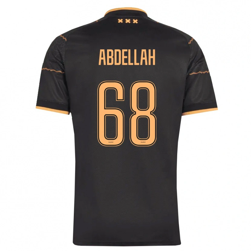Danxen Mulher Camisola Abdellah Ouazane #68 Preto Laranja Alternativa 2026/27 Camisa Brasil