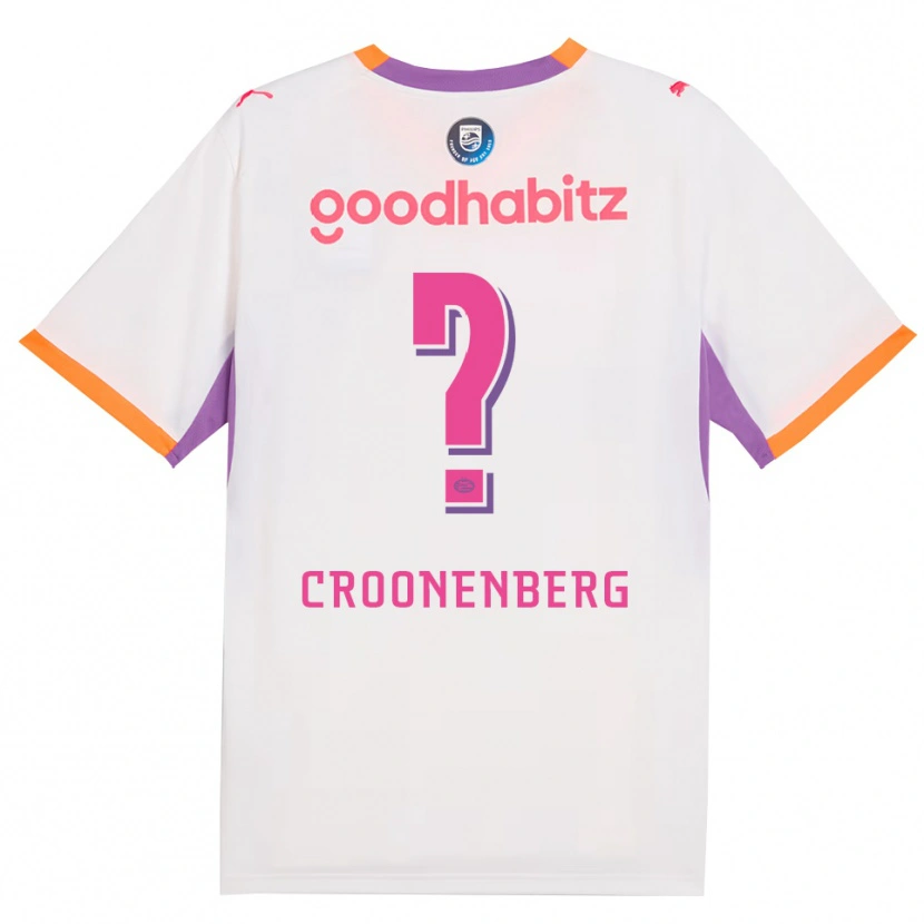 Danxen Mulher Camisola Luca Croonenberg #0 Branco Roxo Laranja Alternativa 2026/27 Camisa Brasil