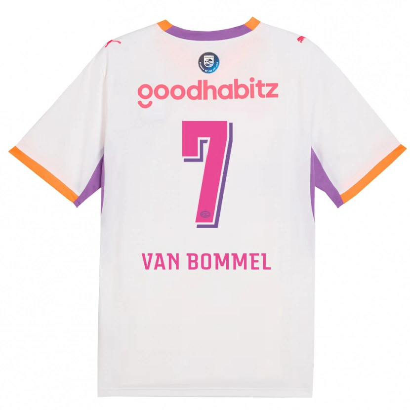 Danxen Mulher Camisola Ruben Van Bommel #7 Branco Roxo Laranja Alternativa 2026/27 Camisa Brasil