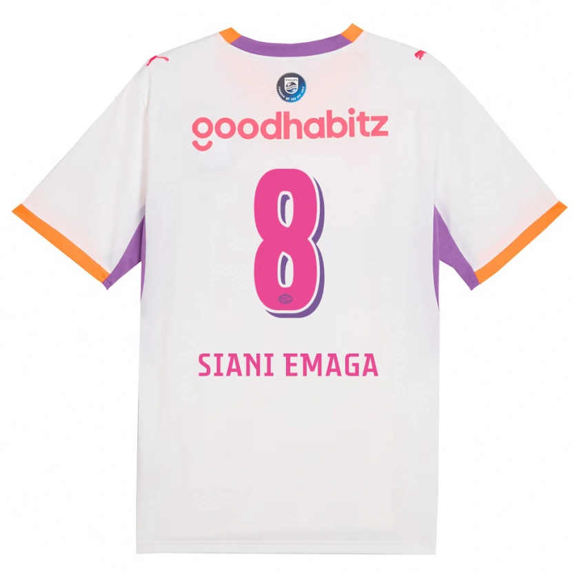 Danxen Mulher Camisola Ezechiel Siani Emaga #8 Branco Roxo Laranja Alternativa 2026/27 Camisa Brasil