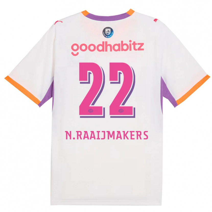 Danxen Mulher Camisola Niels Raaijmakers #22 Branco Roxo Laranja Alternativa 2026/27 Camisa Brasil