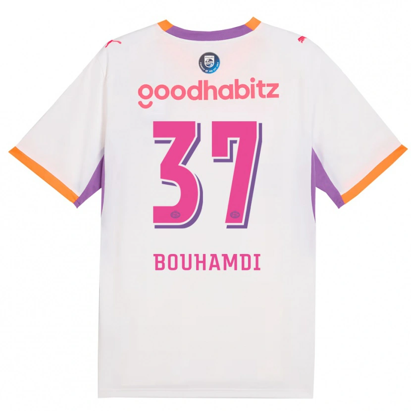 Danxen Mulher Camisola Amir Bouhamdi #37 Branco Roxo Laranja Alternativa 2026/27 Camisa Brasil