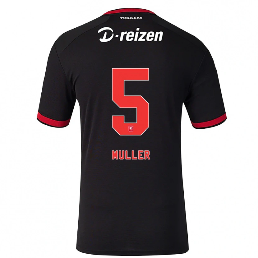 Danxen Mulher Camisola Timothy Muller #5 Vermelho Branco Preto Alternativa 2026/27 Camisa Brasil