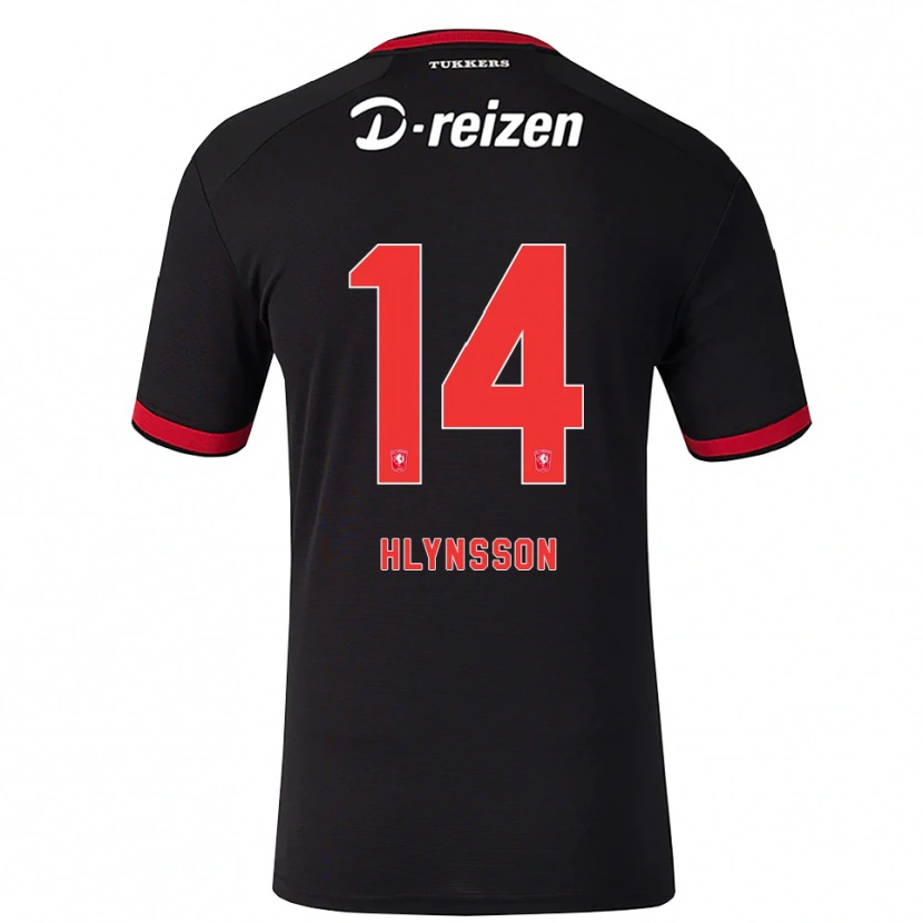 Danxen Mulher Camisola Kristian Hlynsson #14 Vermelho Branco Preto Alternativa 2026/27 Camisa Brasil