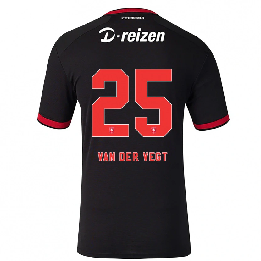 Danxen Mulher Camisola Imre Van Der Vegt #25 Vermelho Branco Preto Alternativa 2026/27 Camisa Brasil
