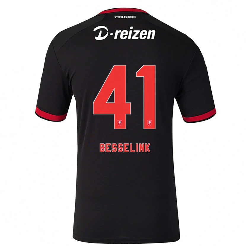 Danxen Mulher Camisola Gijs Besselink #41 Vermelho Branco Preto Alternativa 2026/27 Camisa Brasil