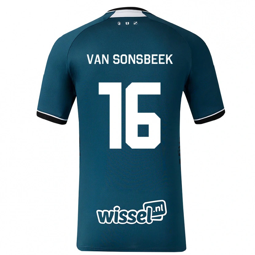Danxen Mulher Camisola Quint Van Sonsbeek #16 Darkslategray Branco Alternativa 2026/27 Camisa Brasil