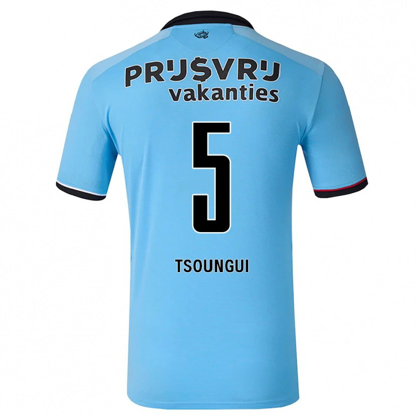 Danxen Mulher Camisola Antef Tsoungui #5 Deepskyblue Preto Vermelho Alternativa 2026/27 Camisa Brasil