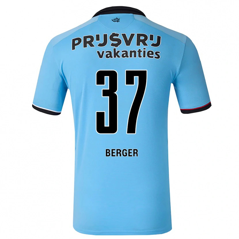 Danxen Mulher Camisola Mannou Berger #37 Deepskyblue Preto Vermelho Alternativa 2026/27 Camisa Brasil