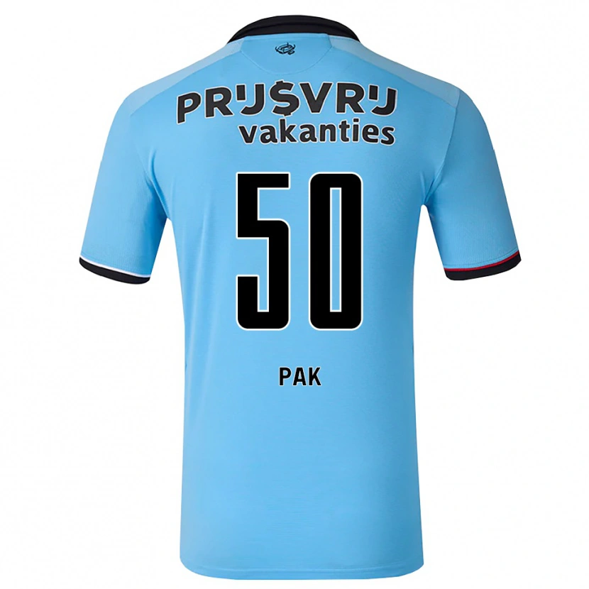 Danxen Mulher Camisola Sam Pak #50 Deepskyblue Preto Vermelho Alternativa 2026/27 Camisa Brasil