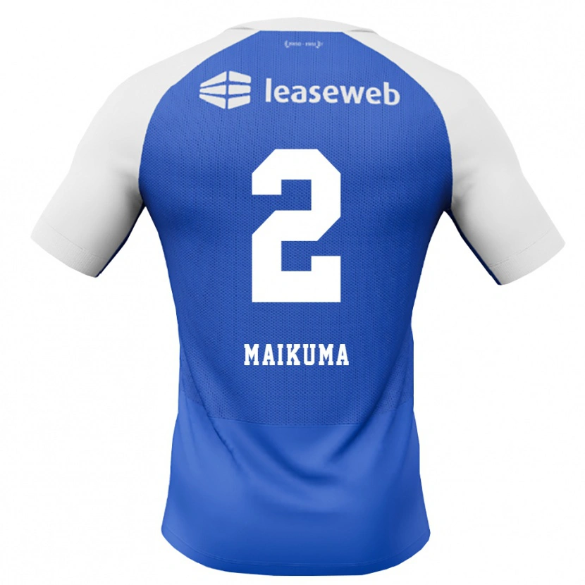 Danxen Mulher Camisola Seiya Maikuma #2 Dodgerblue Vermelho Branco Alternativa 2026/27 Camisa Brasil