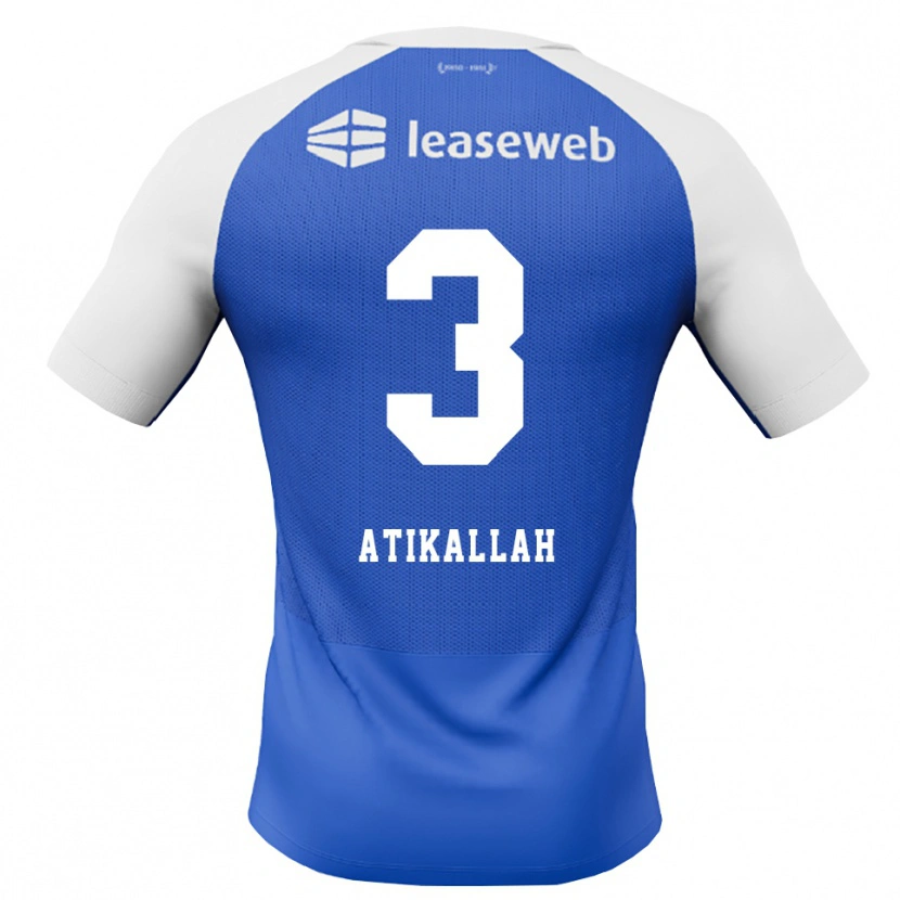 Danxen Mulher Camisola Rayan Atikallah #3 Dodgerblue Vermelho Branco Alternativa 2026/27 Camisa Brasil