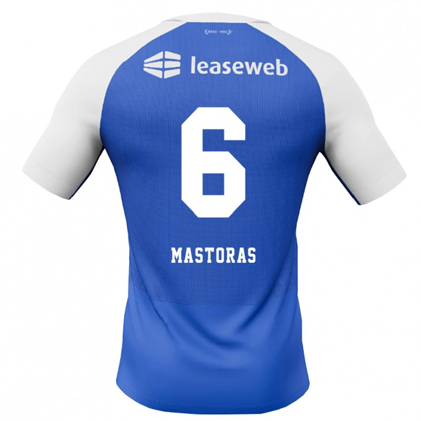 Danxen Mulher Camisola Enoch Mastoras #6 Dodgerblue Vermelho Branco Alternativa 2026/27 Camisa Brasil