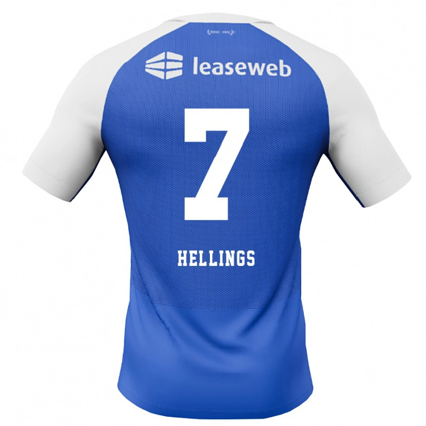 Danxen Mulher Camisola Chavarello Hellings #7 Dodgerblue Vermelho Branco Alternativa 2026/27 Camisa Brasil